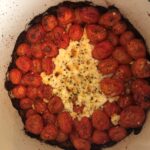 baked feta and tomatoes
